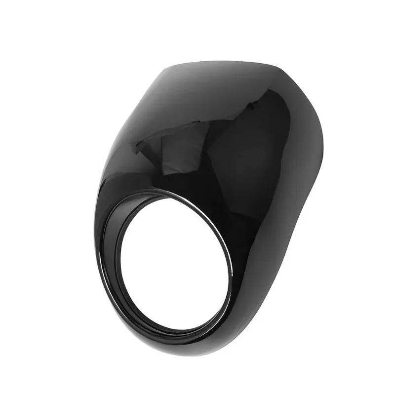Motorcycle Black Headlight Grill Fairing Cover ABS Plastic Windshield 883 1200 Front Fork Mount New Sell Good