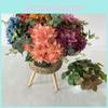 Wangwang 7head Large Dahlia Faux Flower With Edging For Living Room Decor And Event Arrangements