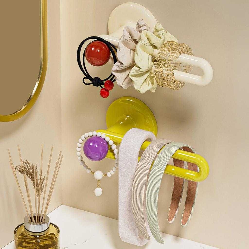 L-Shape Hook Punch-Free Wall Mounted Hanger For Hair Hoop Coats Hats Towels Clothes Hook Kitchen Bathroom Hanging Accessories
