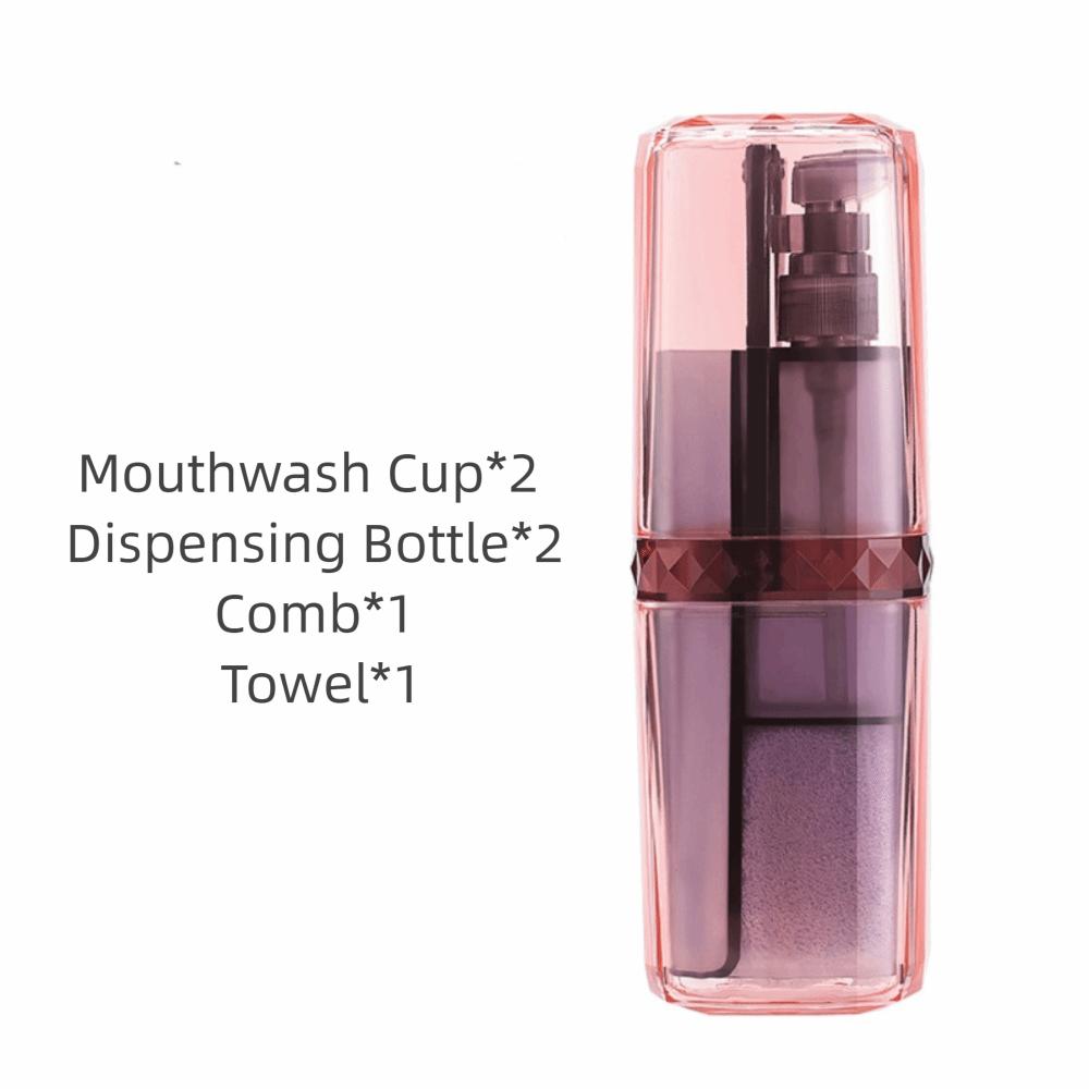 Partitioned Toothbrush Storage Box Waterproof Toothbrush Cup Case  School