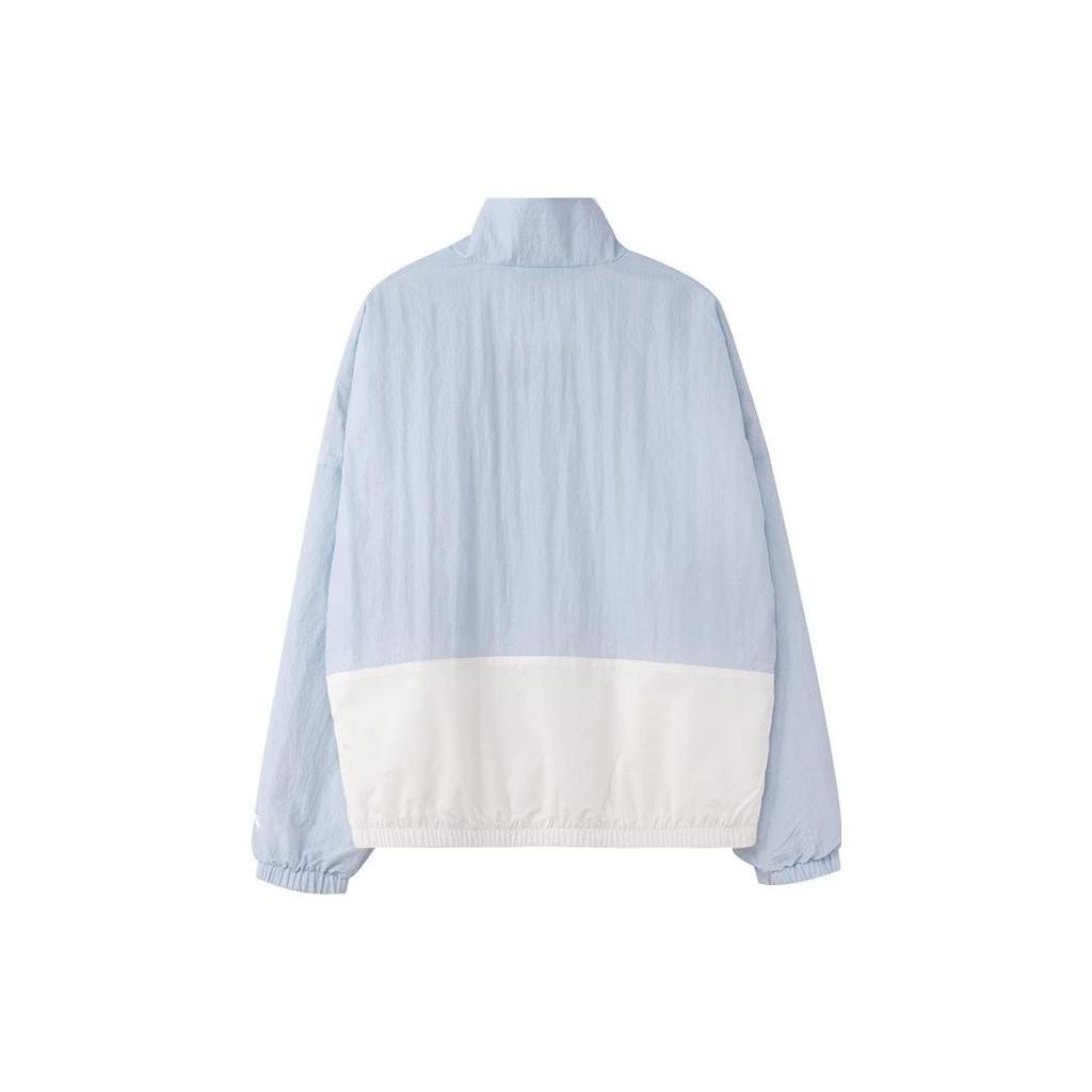 Anta Life Series SS22 Color Block Windbreaker Jacket Women Jacket Cloud-Blue 162238609-1