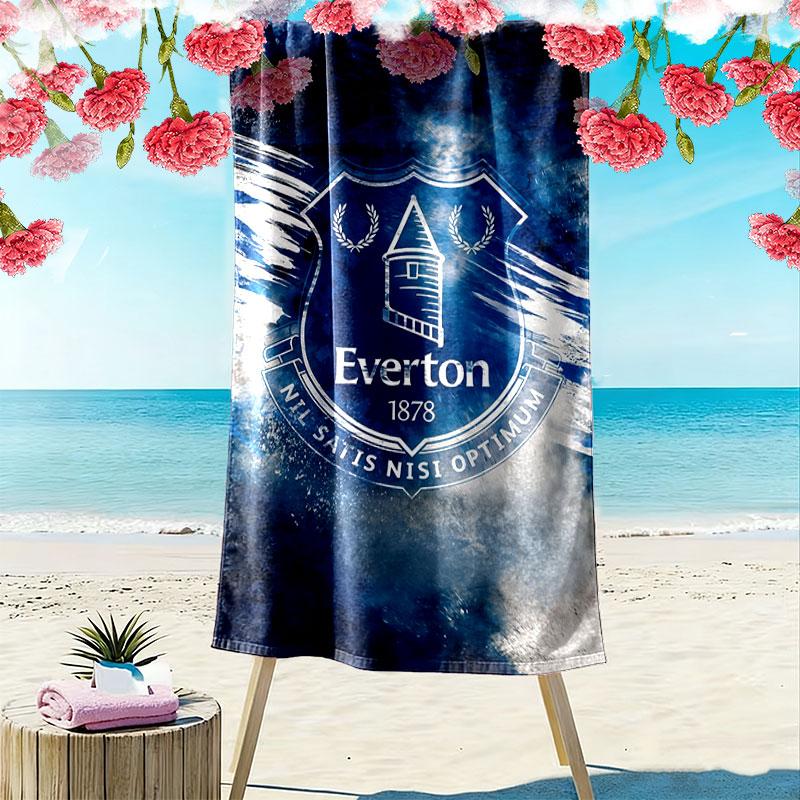 The Toffees logo Print Beach Towel, Large Soft Quick Dry Towel for Beach Camping Swimming