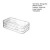 Clear Press on Nail Storage Box Folding Nail Art Storage Box Large Capacity Plastic Display Case for Press-On Nails & Tips