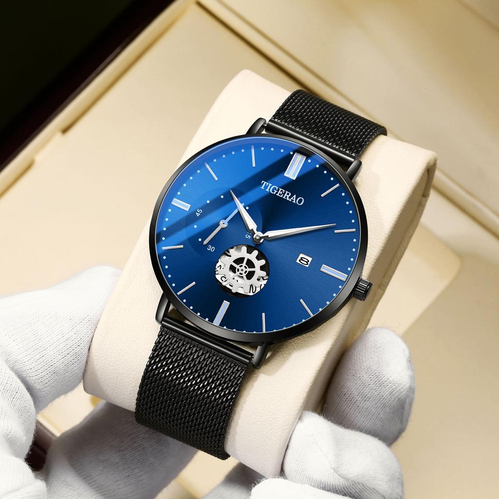 Teenager Ultra-thin Men's Watch Student Fashion Quartz Waterproof Simple Luminous Men's Watch