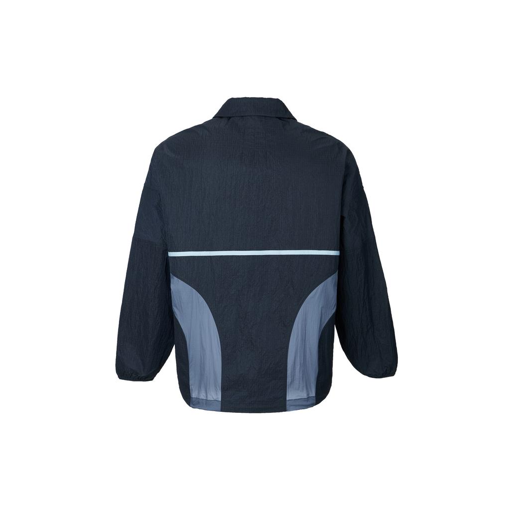 adidas SS25 Comfortable Breathable Soft Skin-Friendly Jacket Unisex Jacket Aurora-Ink-Blue Bright-White JM8622