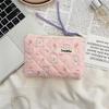 Sweet Cute Animal Floral Quilted Padded Portable Sanitary Napkin Storage Bags Coin Purse Cosmetic Bags Card Packs Key Bags Gifts