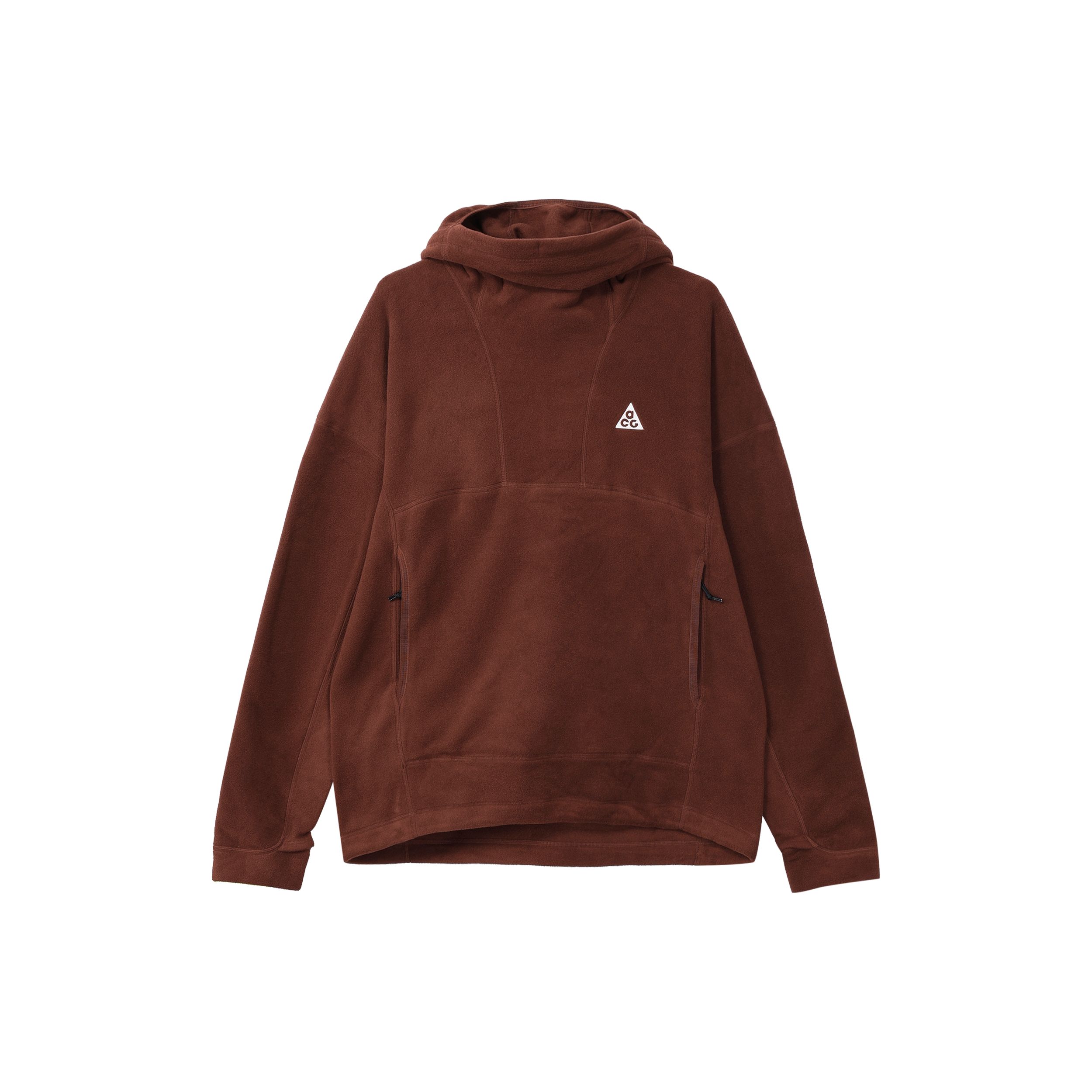 Nike Men s ACG Wolf Tree Fleece Hooded Pullover Jacket Brown DQ5780-217 XL