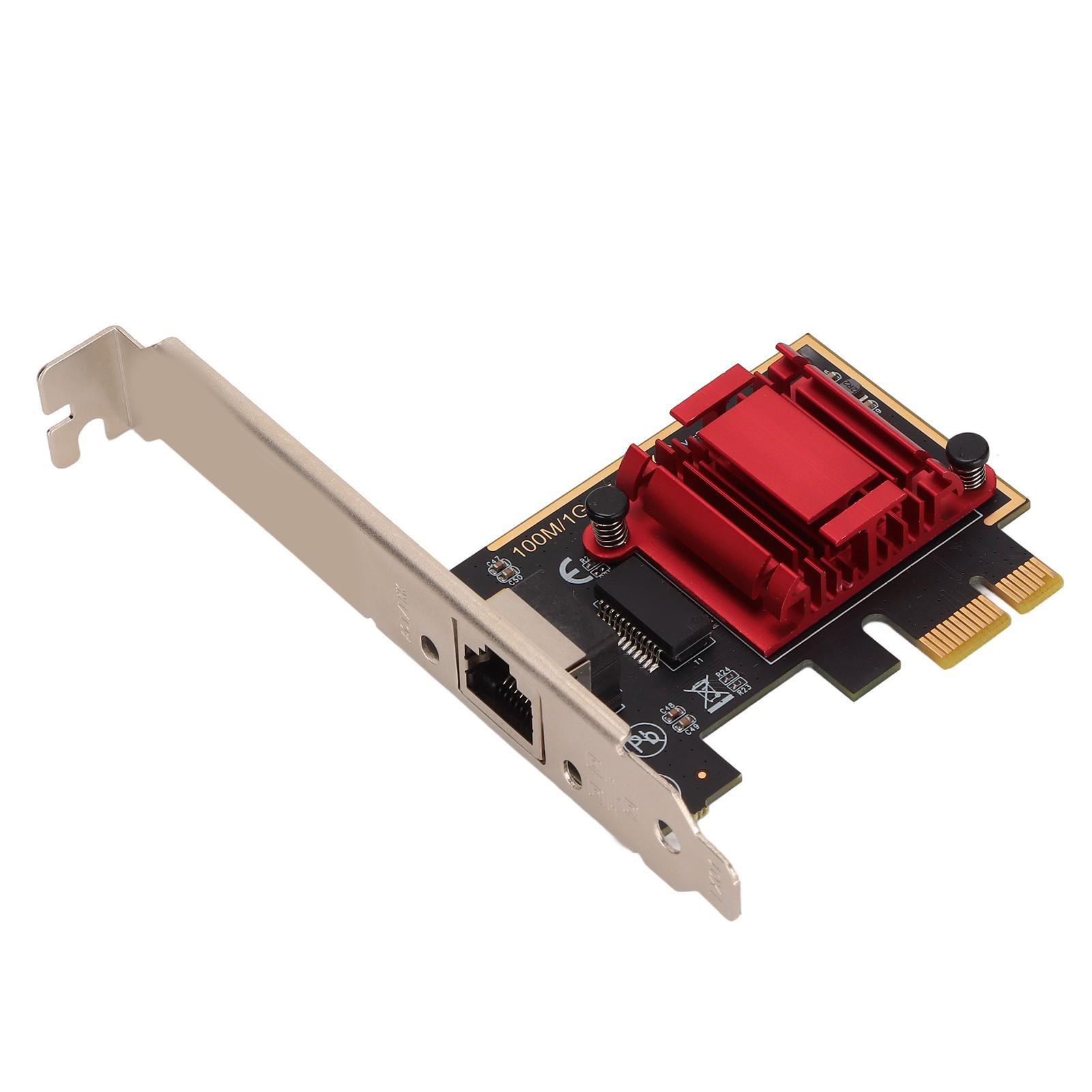 

PCIe Інтернет-адаптер 2.5 Гбіт/с 25001000100 Мбіт/с Порт RJ45 Карта PCI Express Gigabit Ethernet для