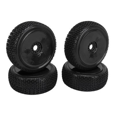 4PCs 1 8 RC Truck Tires Rubber Wheel Tires Accessory Replacement for HPI RC Off Road Vehicle