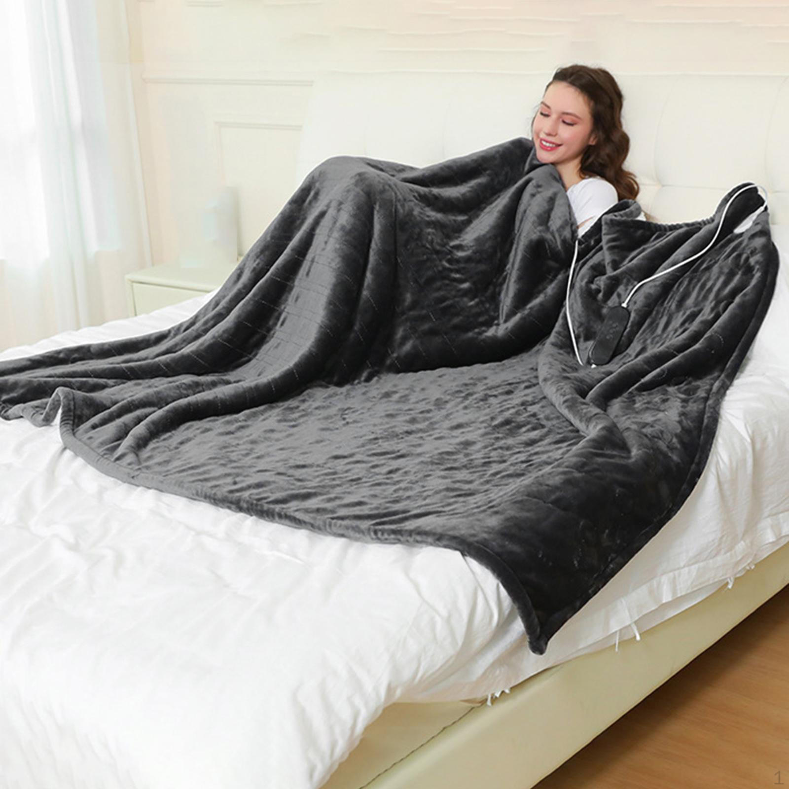 

Электрическое одеяло с 9 уровнями нагрева для согревания на диване, в спальне, дома 127смx152см