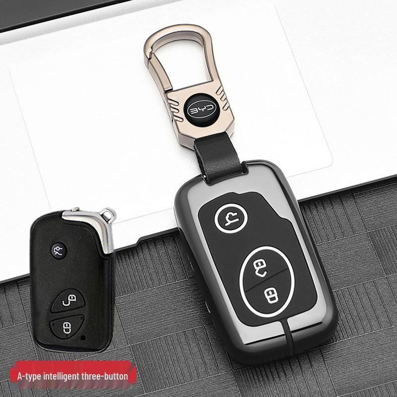 Compatible With BYD F3 Old Model Key Cover: G3, F0, S6, S7, E6, L3 Remote Control Case for Men