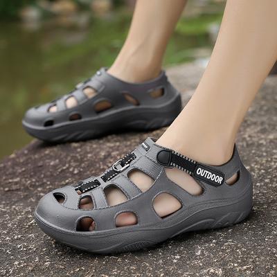 Sommer Herren Sandalen Outdoor Rutschfest Dicke Sohlen Bequem Weich Herren Strandschuhe Leichte Plateau EVA Sandalen Zapatos Hombre