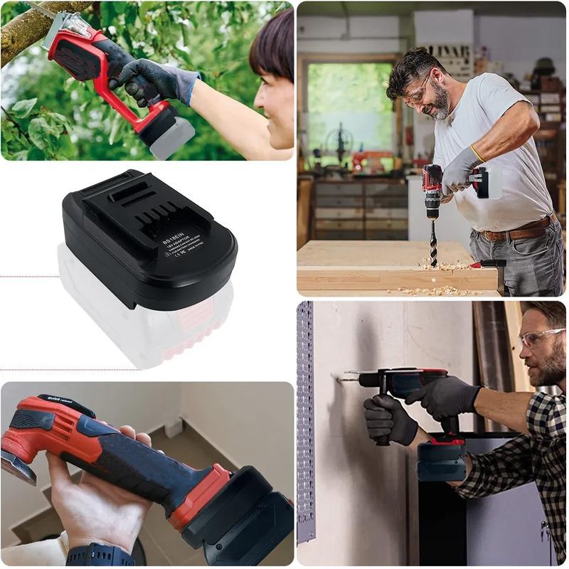 Battery Adapter Converter for Bosch 18V GBA Li-ion Convert to for Einhell 18V Power Tools Use