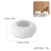 Silicone mold for making long corrugated candle with vertical relief