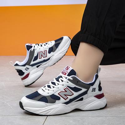 Zagraniczne buty w stylu retro dla taty, codzienne, oddychające, sportowe, na platformie, wygodne, codzienne buty dla mężczyzn i kobiet w tym samym stylu