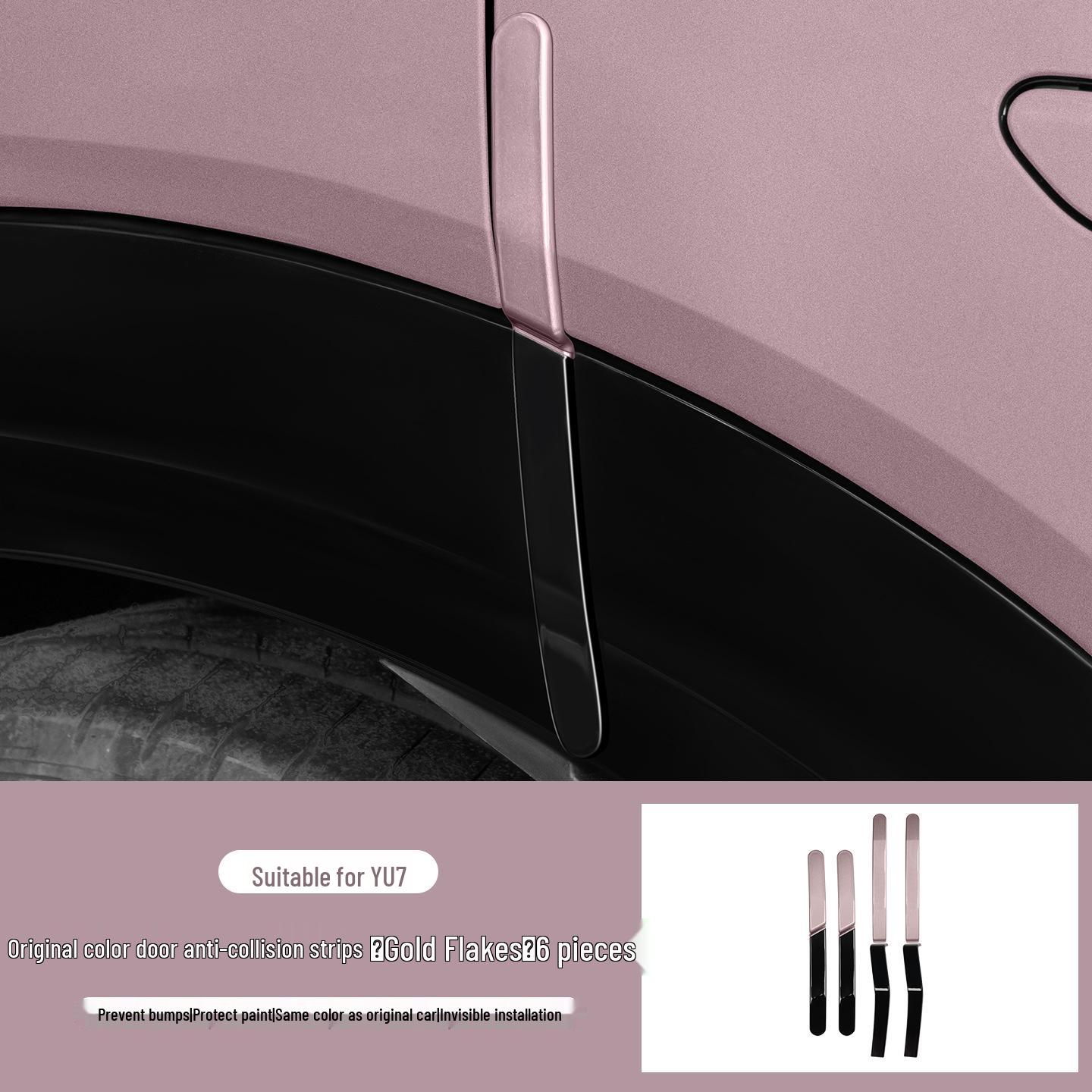 Car Door Edge Protection Anti-Collision Strips for Xiaomi YU7 - Exterior Decoration and Scratch Prevention Accessories