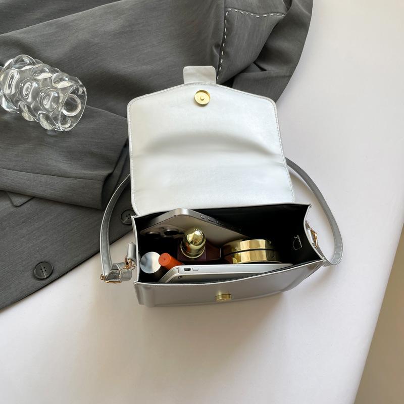 PU Leder Damen Handtaschen Luxus Designer Damen Schultertasche Neue Mode Bonbonfarbe Kleine Quadratische Tasche Umhängetasche KTY