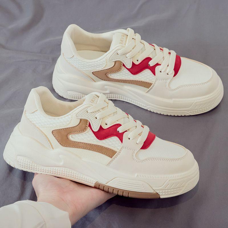 2025 Spring New Women's Fashion Platform Casual Board Shoes Student Shoes Sports Little White Shoes Casual Women's Shoes