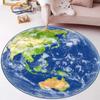 Modern Fashion Hand-painted Colorful Bedroom Bedside Carpet Office Room Small Fresh Round  Floor Mat