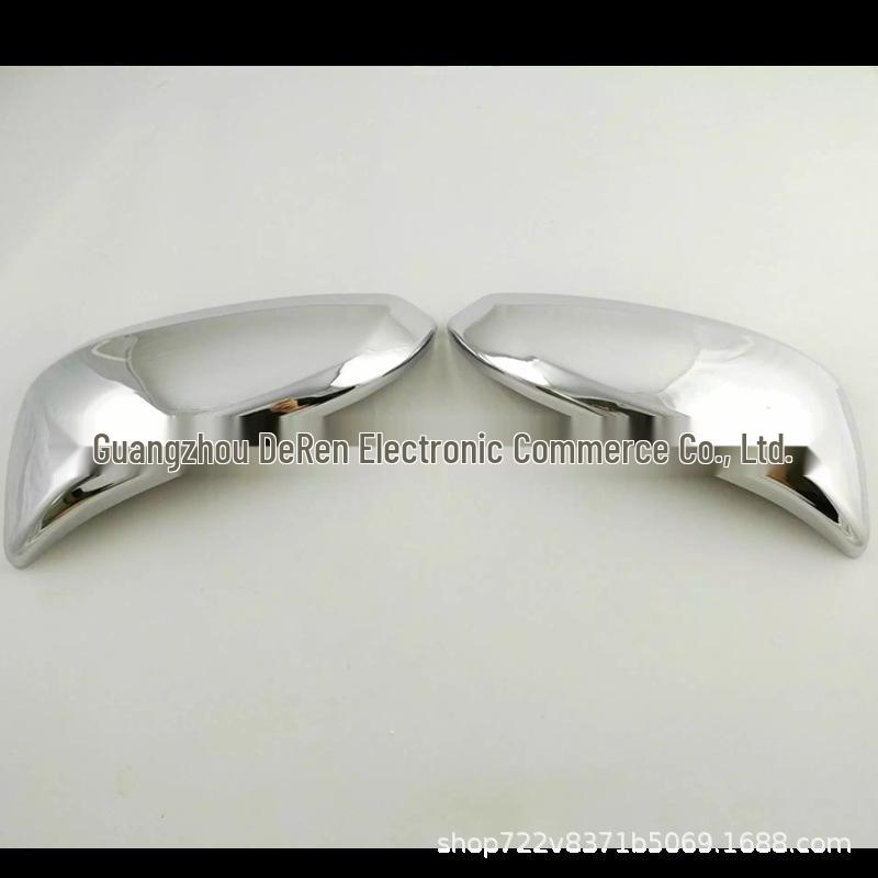 High-Class Chrome Rearview Mirror Cover for 15 Hilux Models - REVO Electroplated Decoration