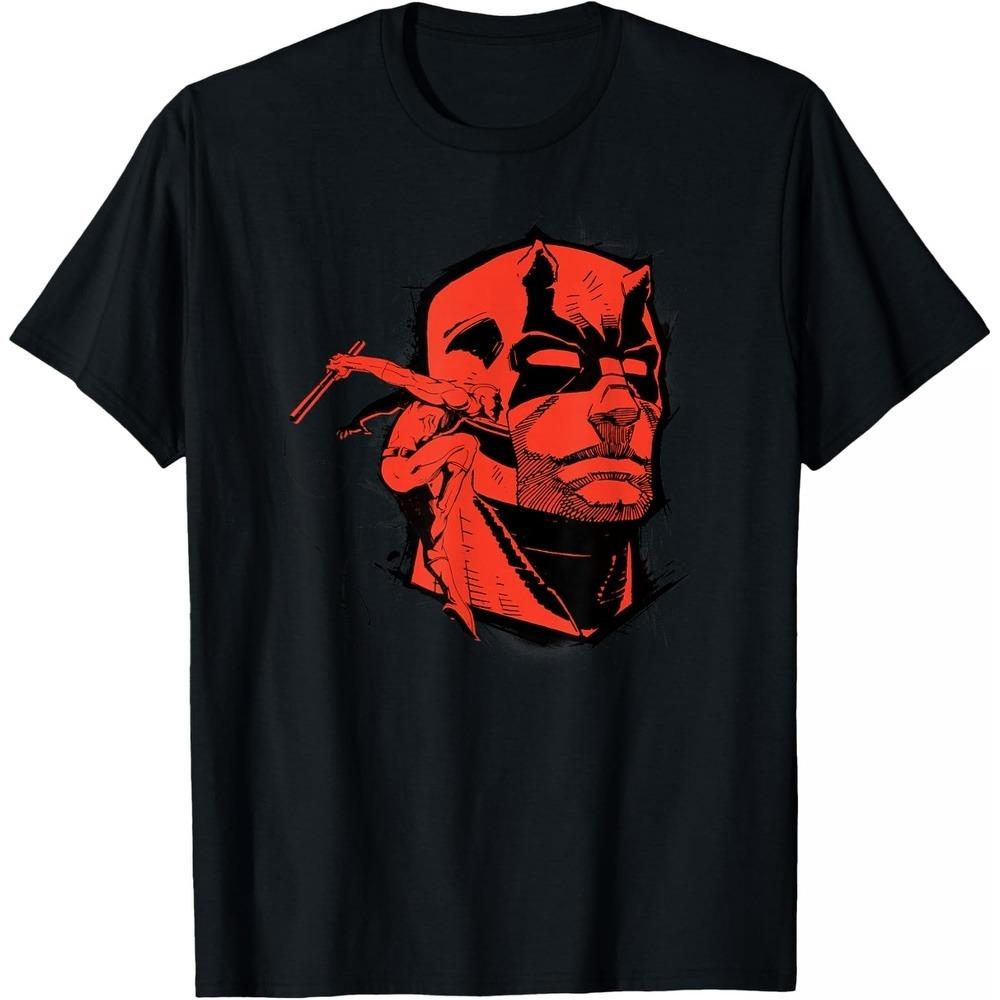 

Daredevil TShirt Grunge Unisex Short Sleeve Soft Cotton Slim Fit Crew Neck Fashion Daily Top for All Genders M