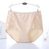 Plus Size High Waist Cotton Underwear - Breathable, Comfortable Briefs