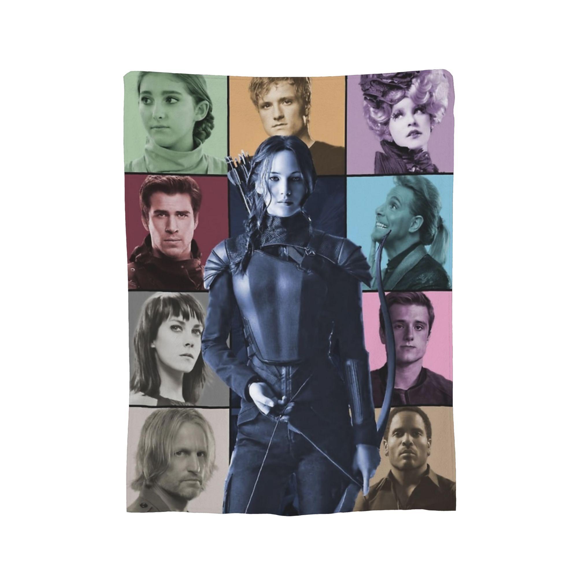 

Eras Tour The Hunger Games Blankets Coral Fleece Plush Spring Autumn Breathable Warm Throw Blankets for Home Outdoor Bedspread 75x90cm