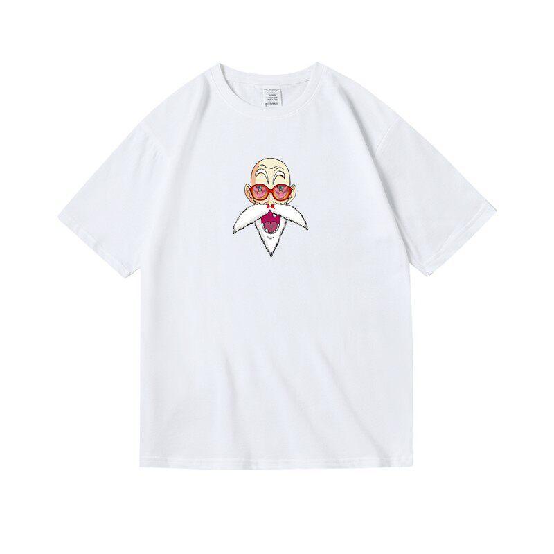 T-shirt Dragon Ball Maestro Muten Arti Marziali Grande Maestro Unisex Cotone Casual Manica Corta Uso Quotidiano Grafica Vintage Top
