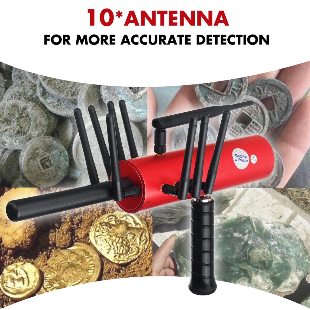 Mini 10x Antenna Metal Detector Professional Underground High Sensitivity Gold Detector Digger Large-scale Scanner Prospecting