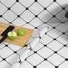 40cm Grid Oil-proof Sticker Kitchen Fireproof High Temperature Resistant Wall Sticker Self-adhesive Countertop Cabinet Wallpaper