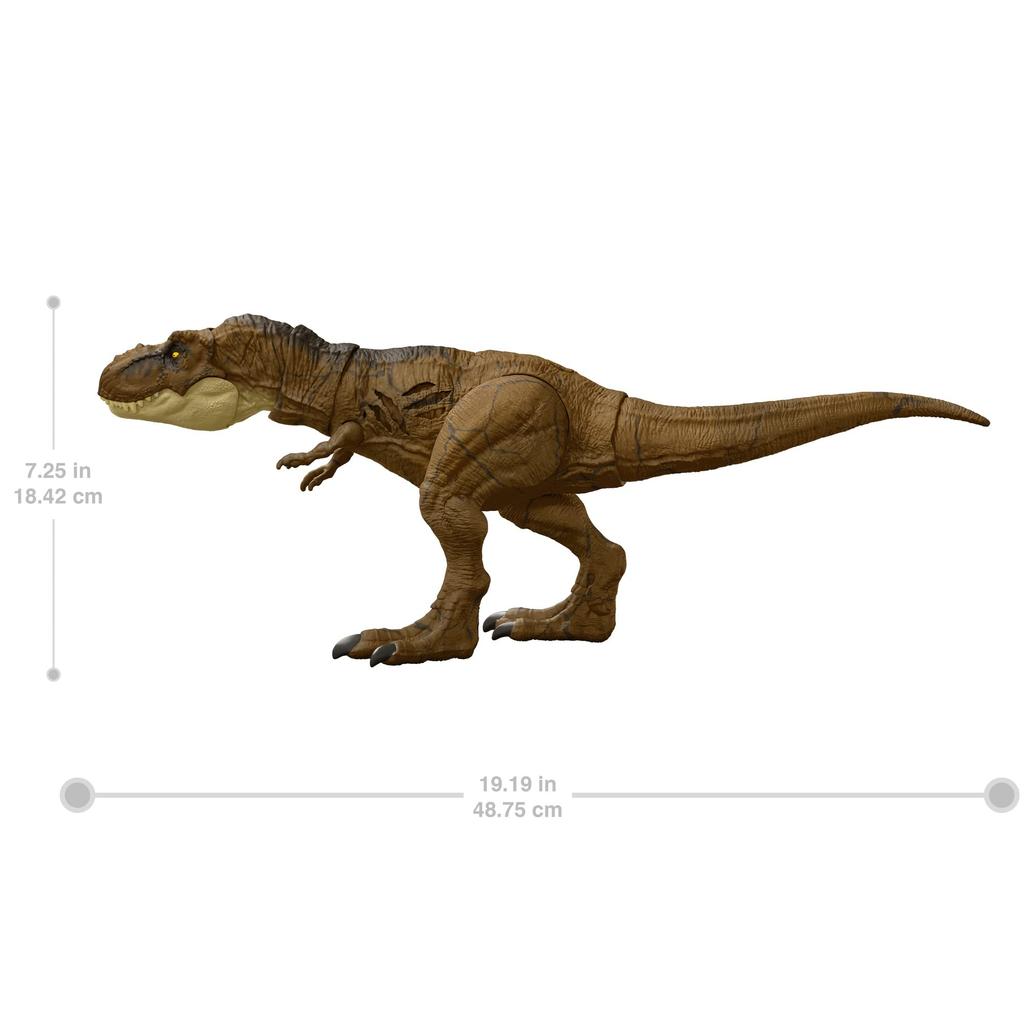 Mattel Jurassic World New Ruler II Years Old and HGC19 (JURASSIC WORLD) Damage! T-Rex [Total Length Approx. 43cm] [4 Up]