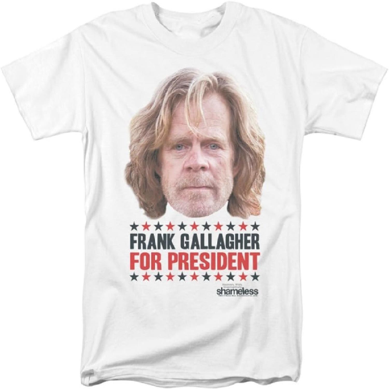 

Shameless - Mens For President T-Shirt, Medium, White XXXXXL білий