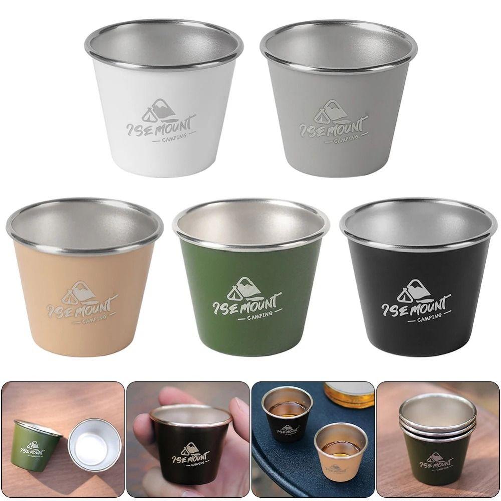 Mini Water Cups Portable Wine Tumbler Bar Accessories Camping Cup Picnic