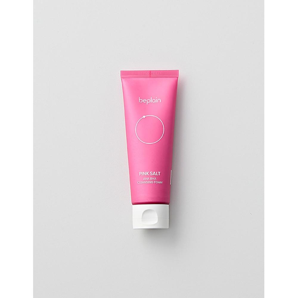 Beplain Pink Salt Aha bAha Cleansing Foam 120ml Mildly Alkaline Foam