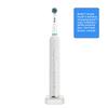 Rotating Electric Toothbrush Flat Replacement Long Battery Life Wireless Ultrasonic