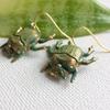 Antique Insect Earrings Alloy Fashion Accessories Metal Craftsmanship Unique Ear Jewelry Suitable for Daily Outfits
