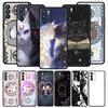 Cartoon Art Phone Case For Oppo Reno 13 12 11 10 7 F Find X5 X6 A98 A80 A79 A78 A57 A54 A31 A17 Pro 5G Soft TPU Cover Fundas Bag