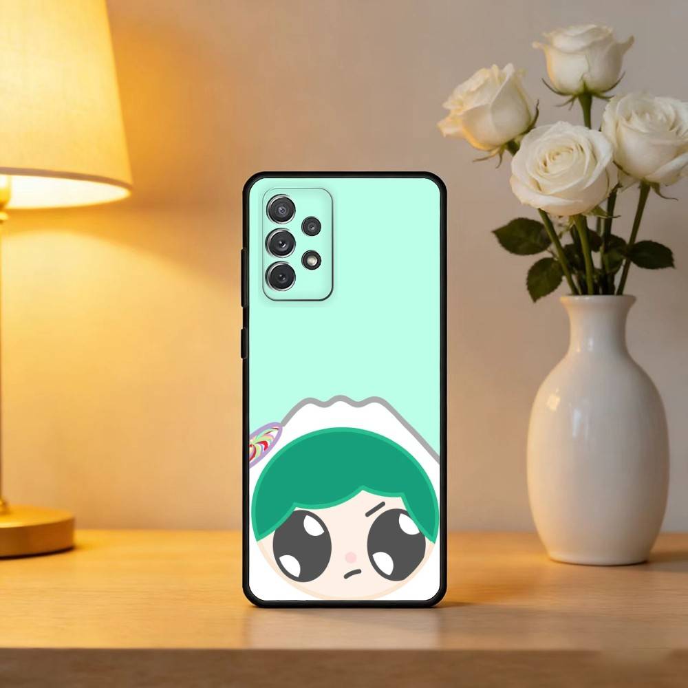 

P-Paody-DY BounPrem Phone Case For Samsung Galaxy A73,A72,A71,A70,A53,A52,A51,Soft Silicone Black Cover Samsung a70