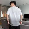 Herren Sommer Farbverlauf Kurzarm Rundhals T-Shirt, Koreanischer Stil Lässig Trend.
