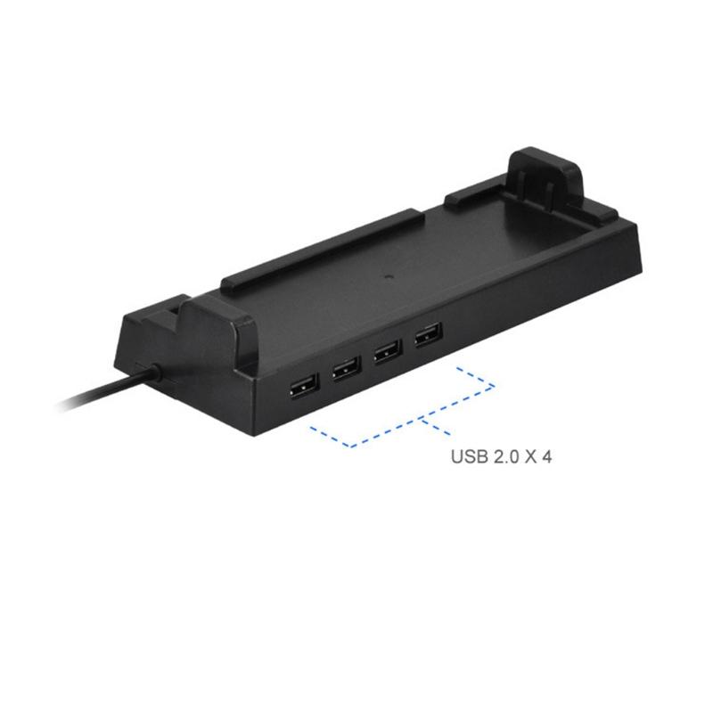 USB2.0 Hub Base 4 Output Ports Multi-Port Expansion Base Data Transmission Base for Switch