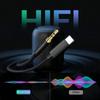 كابل صوت AUX من USB Type C إلى 3.5 ملم محول مقبس سماعة الرأس/الميكروفون لسماعات الرأس ومكبرات الصوت، مدخل AUX للسيارة لهواتف Samsung S20 Plus Note 20 S21 Ultra Tab S7