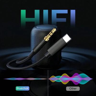 USB Type C na 3,5 mm Aux Audio Kábel Adaptér pre Jack pre Slúchadlá Reproduktor do Auta pre Samsung S20 Plus Note 20 S21 Ultra Tab S7
