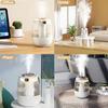 Mini USB Portable Dual Nozzle Cold Fog Bedroom Silent Humidifier with AI Intelligent Digital Display of Air Humidity