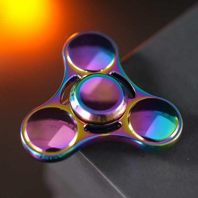 Novelty Edc Fidget Autism Sensory Toys Adhd Hand Spinner Anxiety Metal Alloy Stress Reliever Gifts For Kids Teens Adults