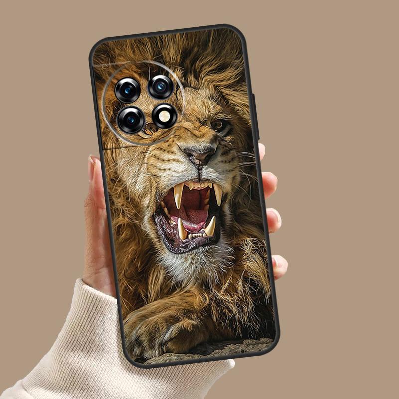 Roaring Lion Case For OnePlus 10T 8T 9R 10R 12R OnePlus 12 11 9 10 Pro Nord 2 CE 3 Lite N10 N20 N30 Cover