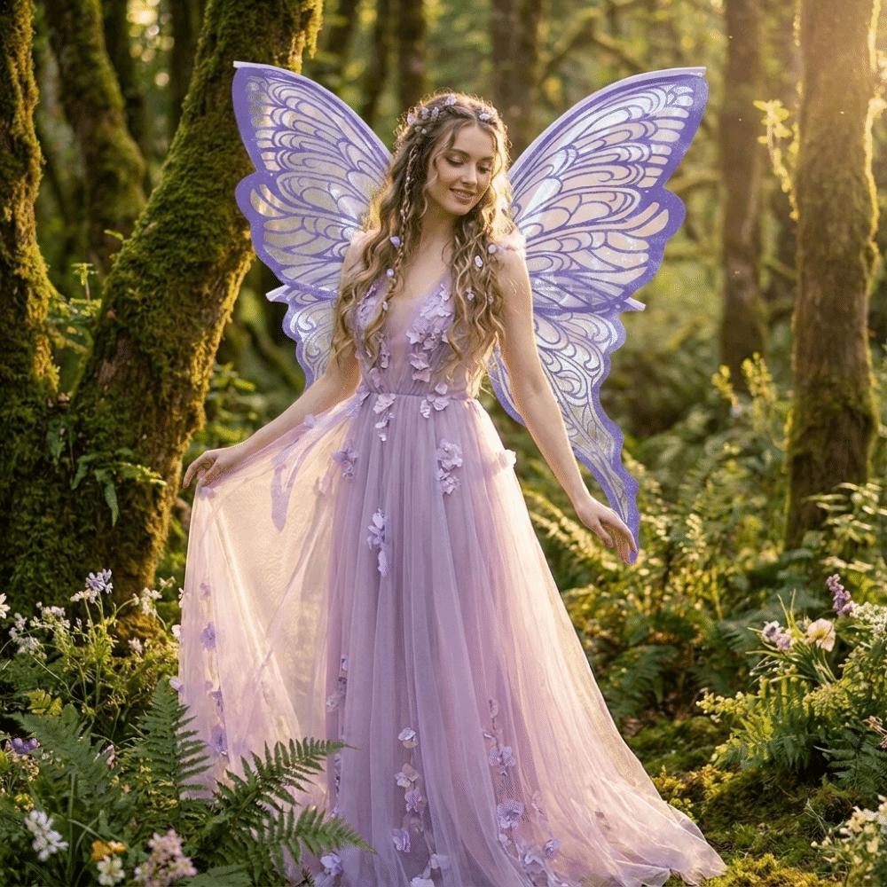 Sparkling Butterfly Wings Plastic Material Elf Wings New Fairy Wings Cosplay