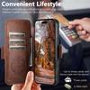 iPhone 17 Pro Max Flip Case: Card Slot, Magnetic Snap, Wireless Charging Stand, Leather 2-in-1 Design