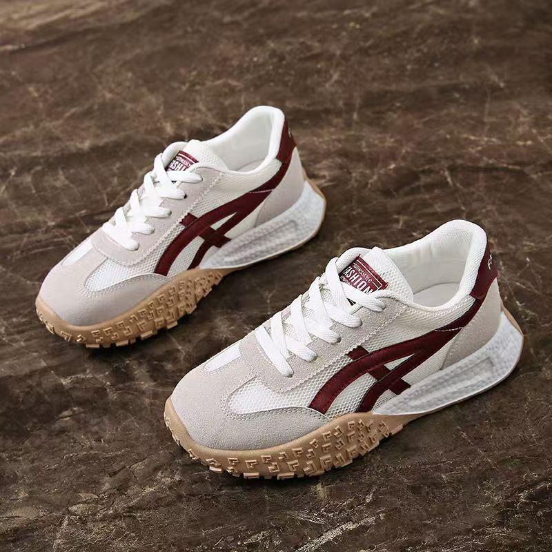 New women's autumn platform casual sneakers heightened soft sole versatile women