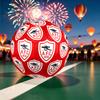 1 pz Pallone da Calcio Design Club di Calcio, Taglia Standard 5 per Allenamento Competizione Sport all'Aperto, Regalo Unico