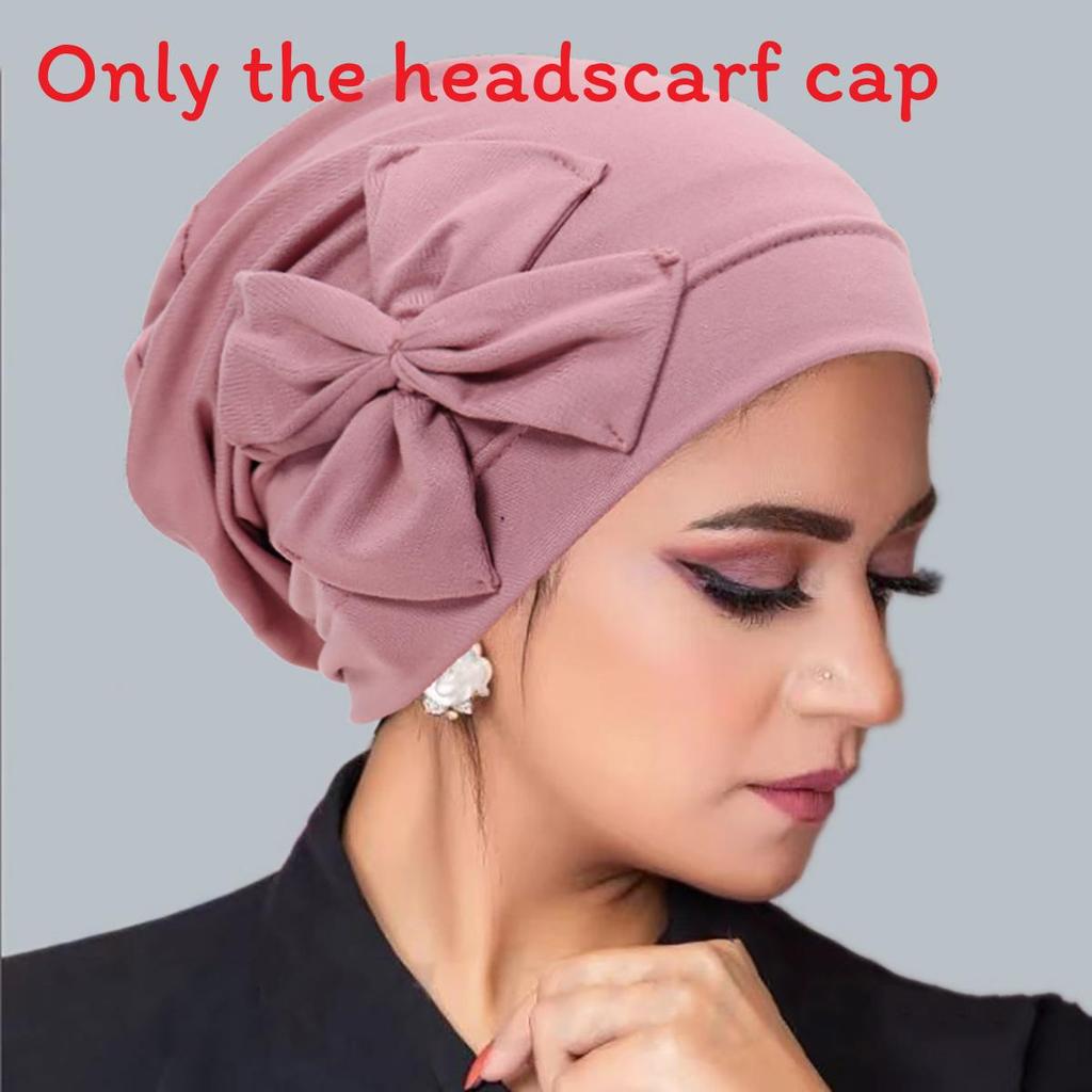 Headscarf Cap With Bow For Women Summer Winter Autumn Fashion Gift